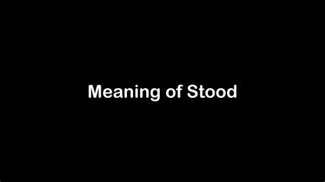 STOOD OUT Meaning in Tagalog .
